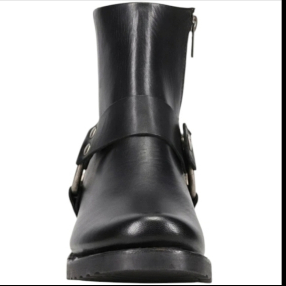 Frye Women’s Veronica Flex Harness Boots – Black Leather – Size 8.5 - Picture 6 of 15